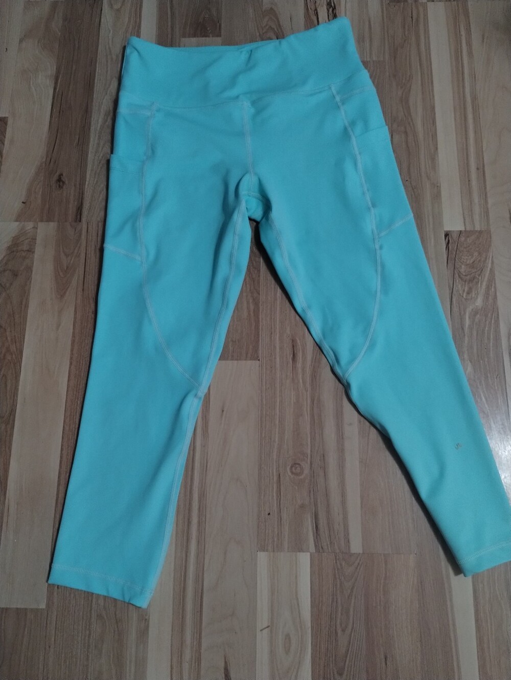 Zyia Active Light N Tight High Rise Leggings Large Teal Green
